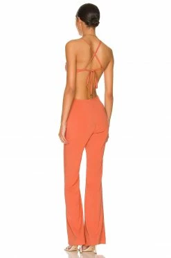 Best Sale 🎁 Indah X REVOLVE Honour Jumpsuit In Mandarin 👏 -Cheap Indah Store INDA WC44 V3