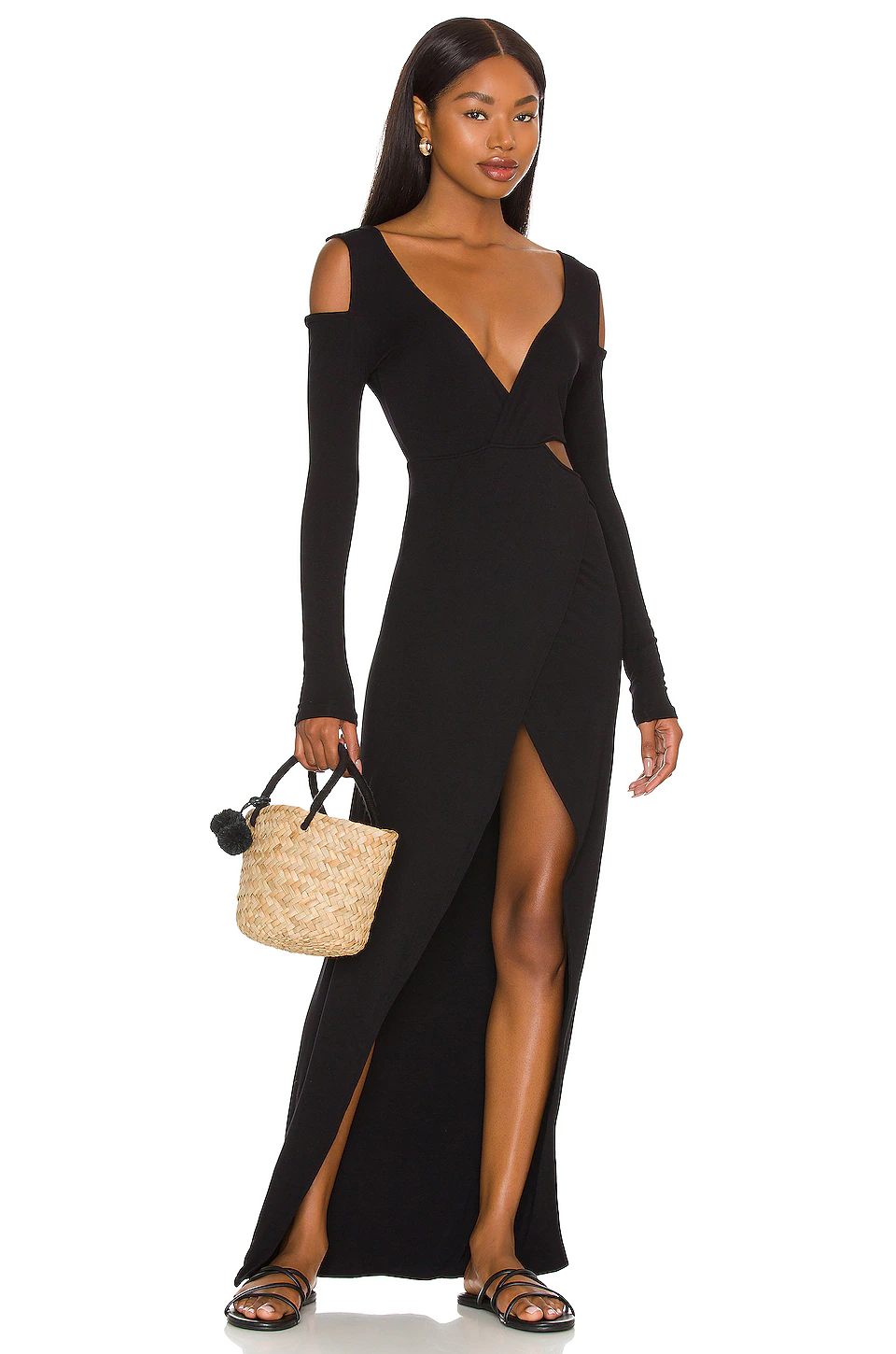 Top 10 โจ Indah Sandra Maxi ๐ Dress In Black ๐งจ 5 Top 10 โจ Indah Sandra Maxi ๐ Dress In Black ๐งจ - Image 5