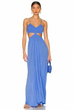 Cheapest β€οΈ Indah Innocence Cutaway Maxi π Dress In Iris π
