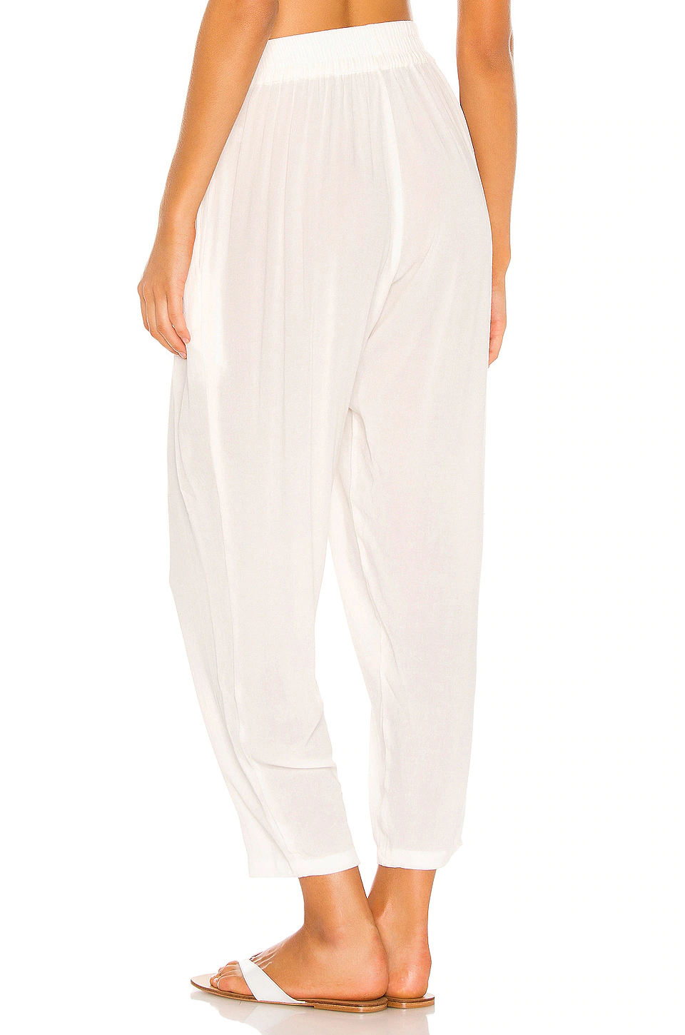 Buy β Indah Tanah Solid 80s Pleated Trouser In Ivory π 3 Buy β Indah Tanah Solid 80s Pleated Trouser In Ivory π - Image 3