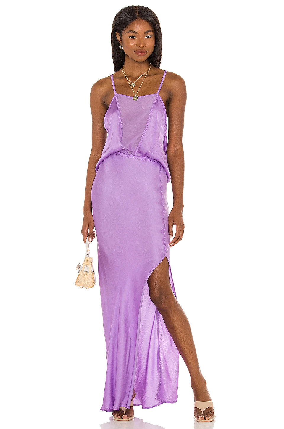 Brand new β€οΈ Indah Mint Solid Bias Maxi π Skirt In Violet β 4 Brand new β€οΈ Indah Mint Solid Bias Maxi π Skirt In Violet β - Image 4