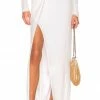 Flash Sale 👍 Indah Harper Maxi 👗 Skirt In White 🔥
