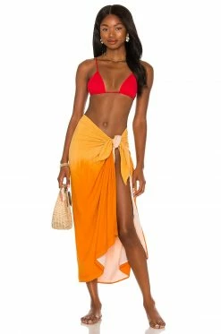 Best Pirce π Indah Tie Dye Sarong π Skirt In Orange Fade π₯° 7 Best Pirce π Indah Tie Dye Sarong π Skirt In Orange Fade π₯° -Cheap Indah Store INDA WQ93 V4