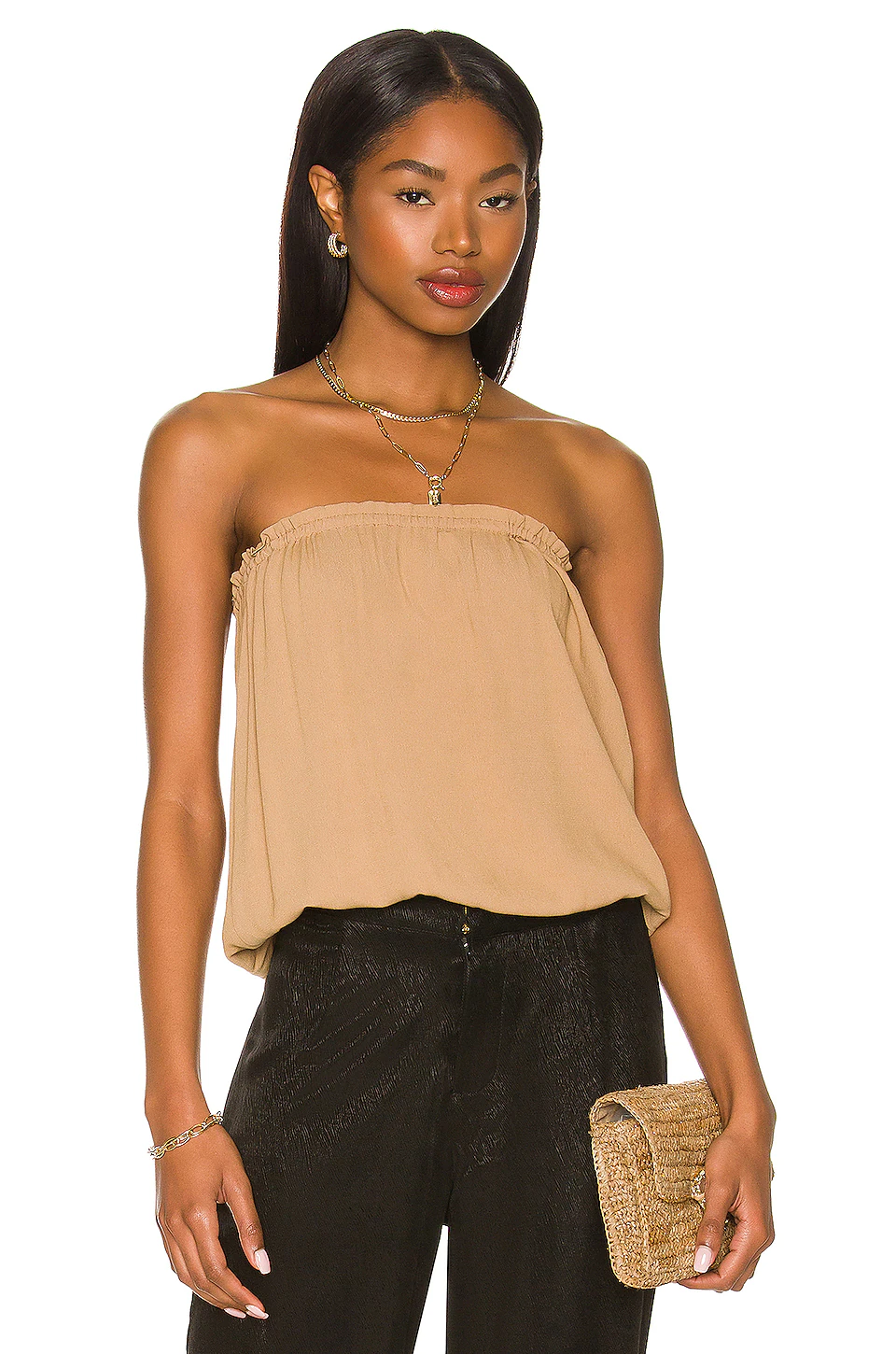 Hot Sale 😍 Indah Gemma Tube Top In Mocha 🔥