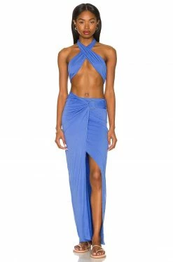 Brand new 😉 Indah Stormi Halter Top In Iris 🔥 -Cheap Indah Store INDA WS431 V4