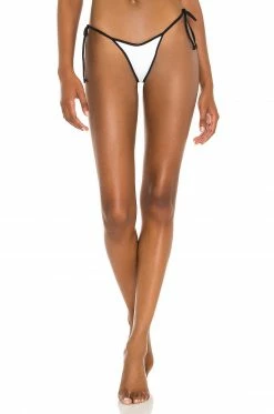 Buy β Indah Palu Skimpy Colorblock Side Tie π Bikini Bottom In White Colorblock π