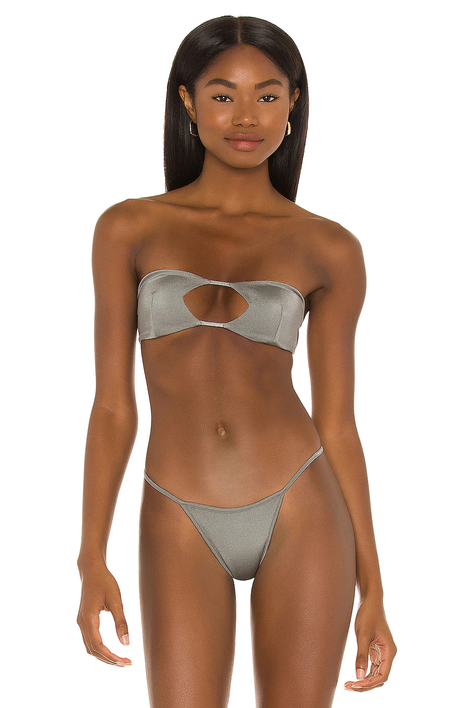 Hot Sale π Indah X REVOLVE Bass Bandeau π Bikini Top In Storm π―