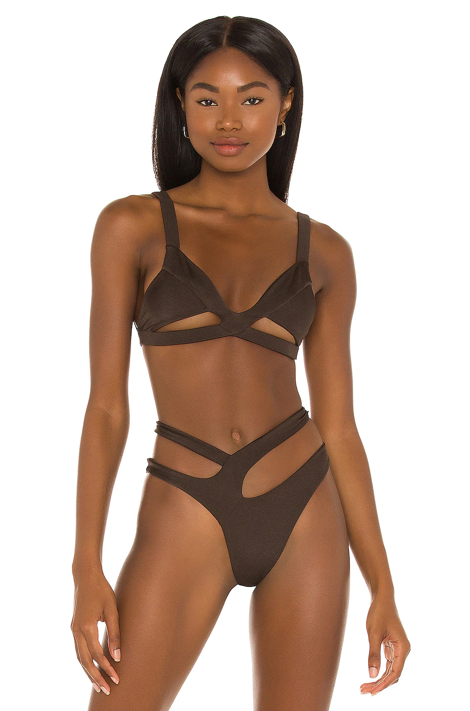 Hot Sale 🛒 Indah X REVOLVE Nova 👙 Bikini Top In Espresso 🥰