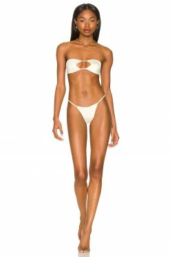 Hot Sale ✔️ Indah Bass 👙 Bikini Top In Dove 🧨 -Cheap Indah Store INDA WX779 V4